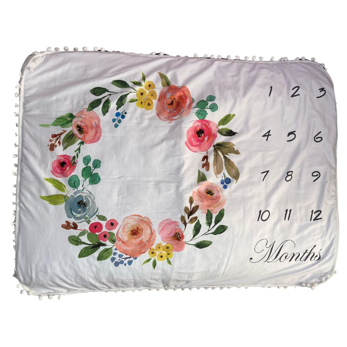 GENERICO - MANTA CON FRASADA CON ALGODON PIMA CUMPLE MES