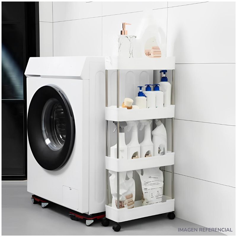 INSPIRA - Estante Carrito para Almacenamiento 4 Niveles Multiusos