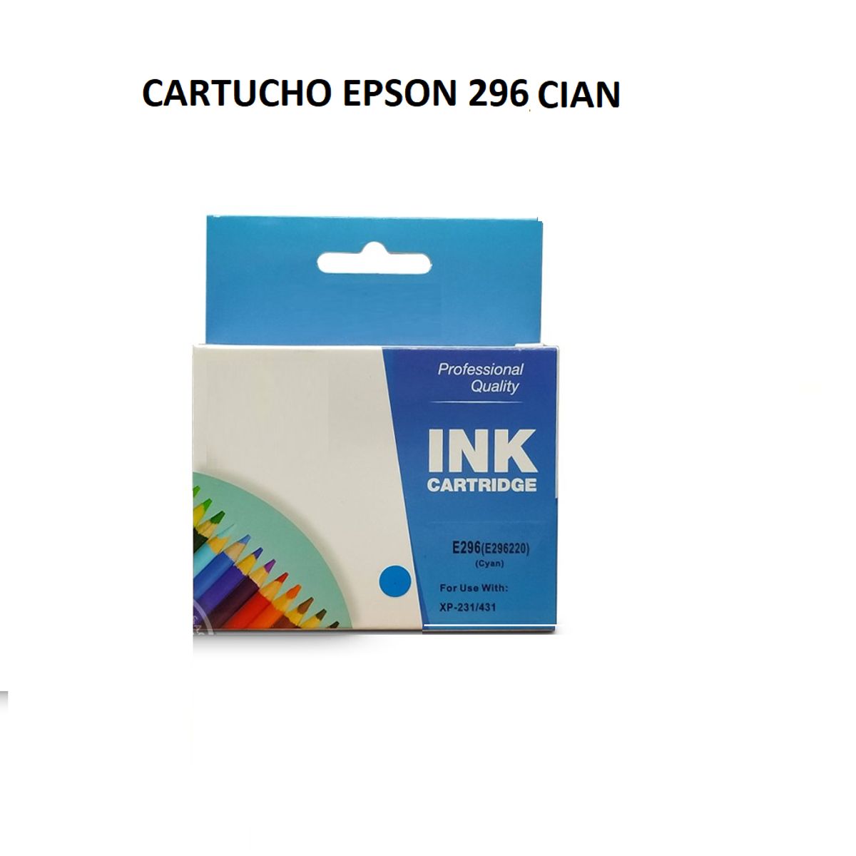 GENERICO - Cartucho Compatible Epson 296 Cian