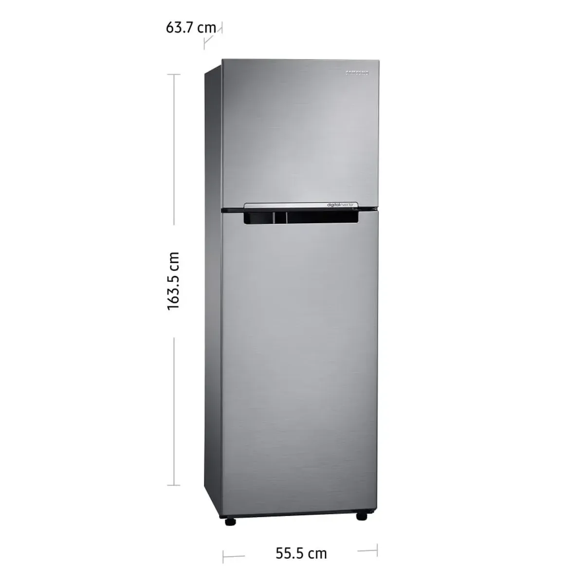 SAMSUNG - Refrigeradora Samsung RT25FARADS8PE Top Freezer 255L Plateado