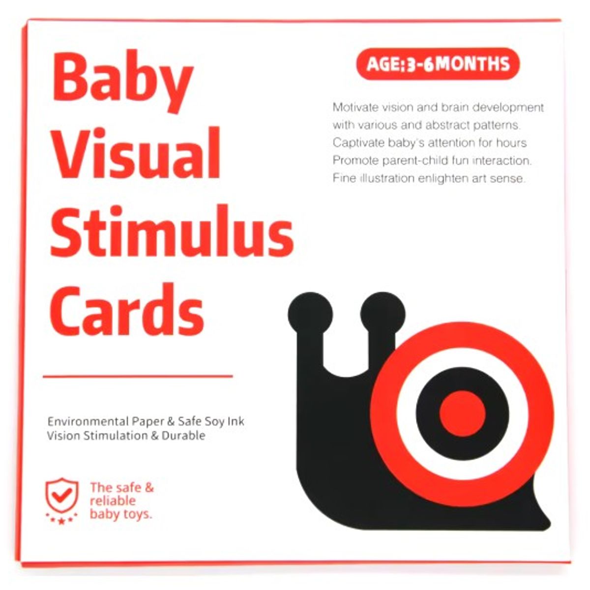 GENERICO - Tarjetas visuales sensoriales para estimulación temprana