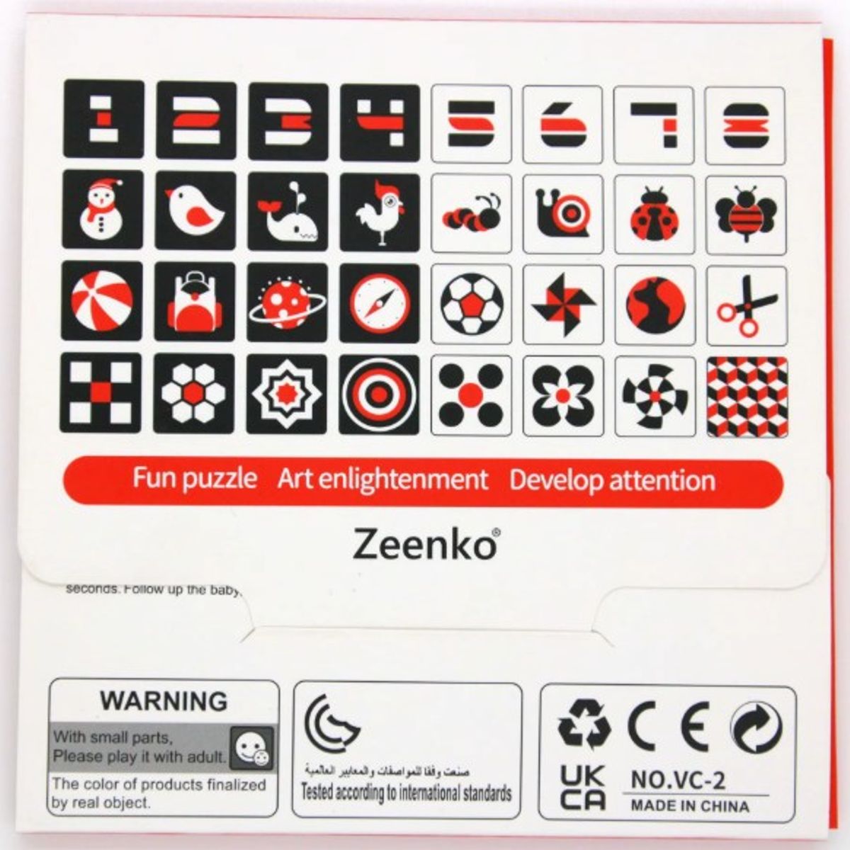 GENERICO - Tarjetas visuales sensoriales para estimulación temprana