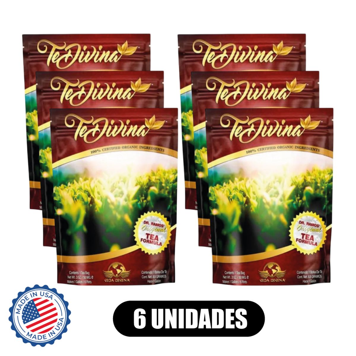 GENERICO - Te divina original - 6 unidades