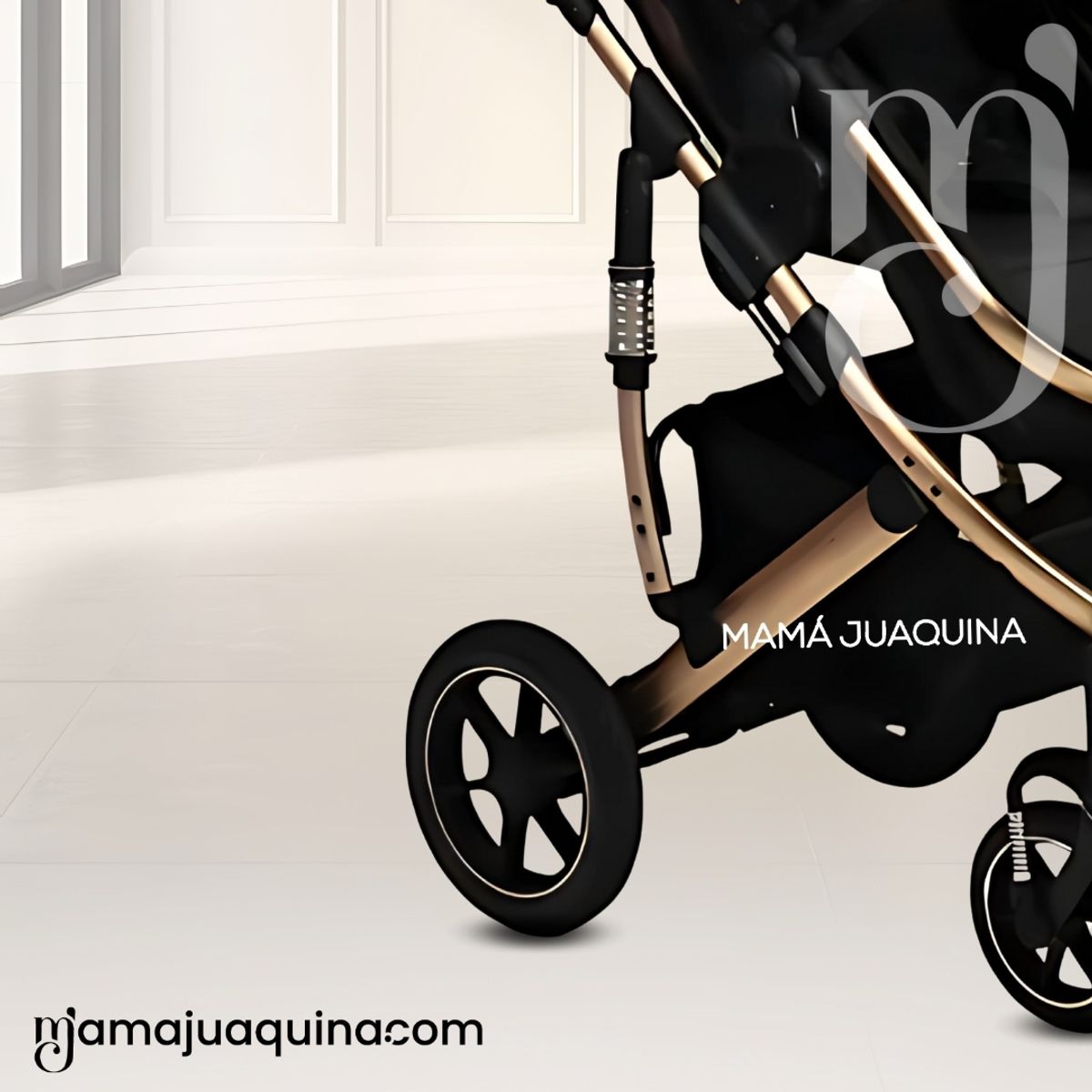 BABY - Coche Cuna Moisés de Lujo «TORETTO» Black