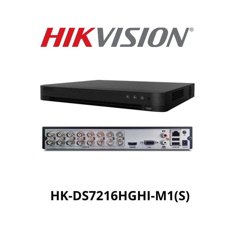 HIKVISION - DVR 16 LITE HK-DS7216HGHI-M1(S)