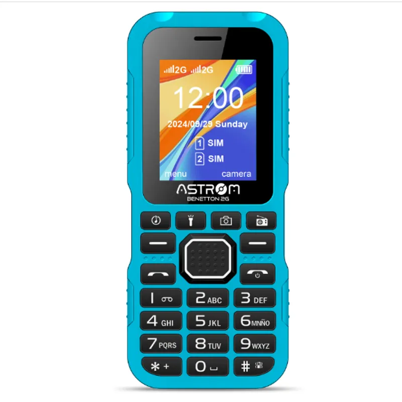 ASTROM - Celular 2G Dual Sim Pantalla 1. 77 " BENETTON AST1701H Azul ASTROM