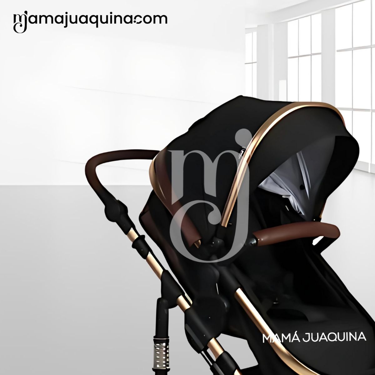 BABY - Coche Moisés Travel System «TORETTO II» con Porta bebé Black