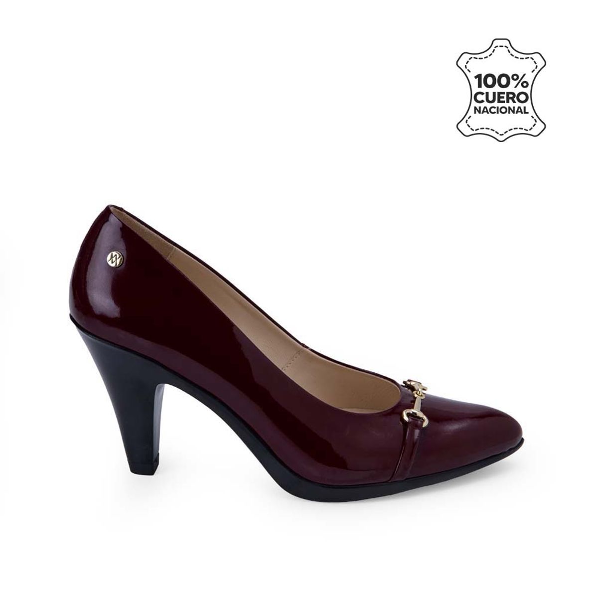 VIALE - Zapato Reina Vestir ALE-2531 Cherry Viale Cuero