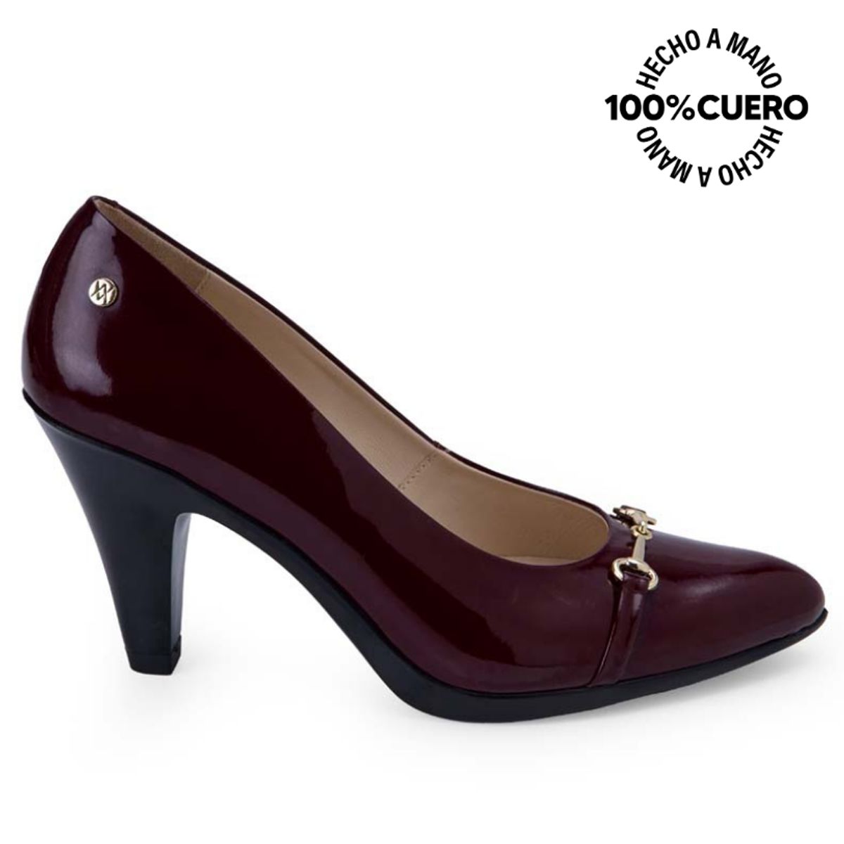 VIALE - Zapato Reina Vestir ALE-2531 Cherry Viale Cuero