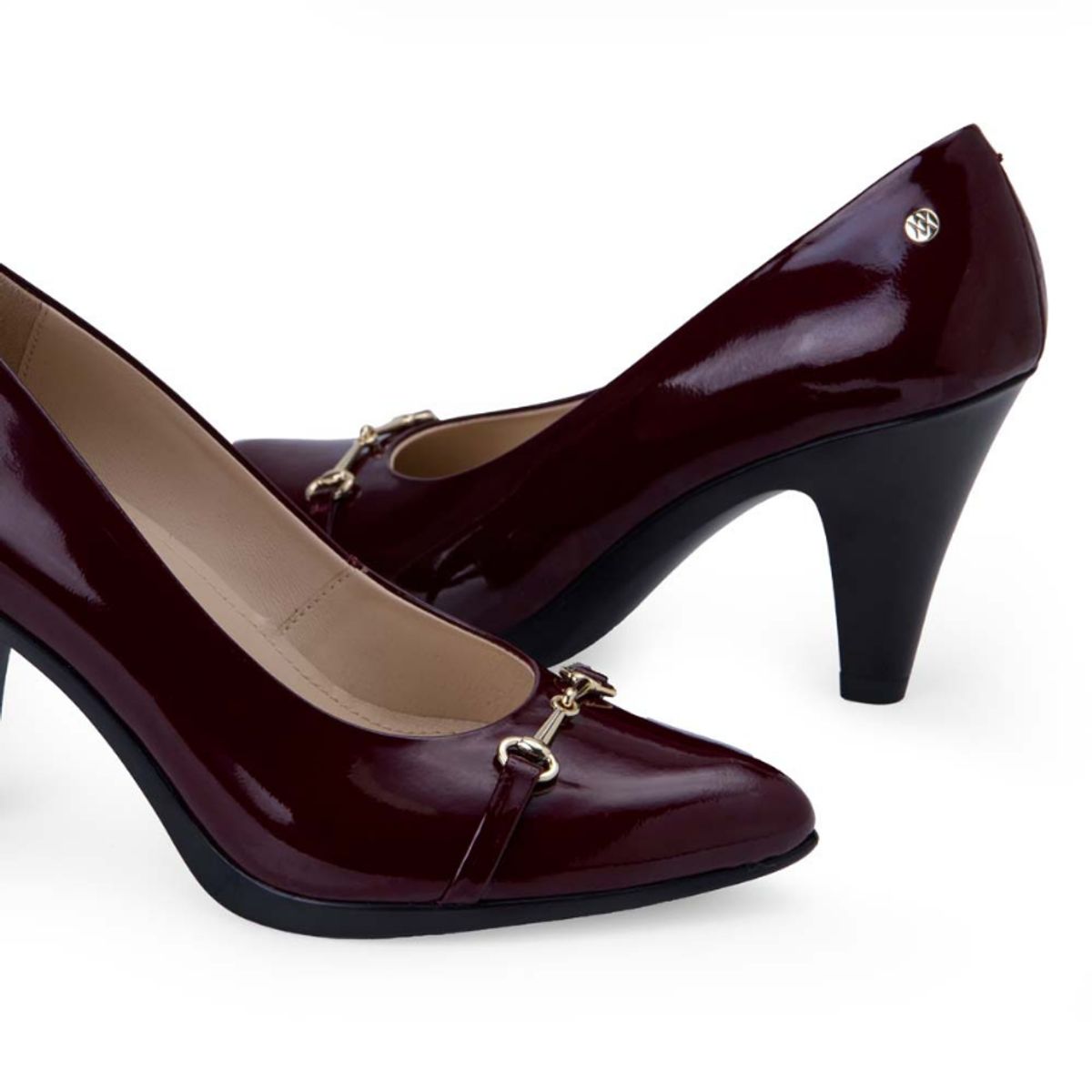 VIALE - Zapato Reina Vestir ALE-2531 Cherry Viale Cuero