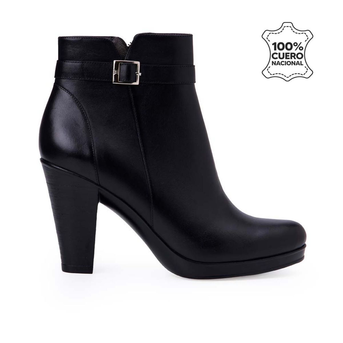 VIALE - Botín Jodhpur Casual DAYA-2511 Negro Viale Cuero