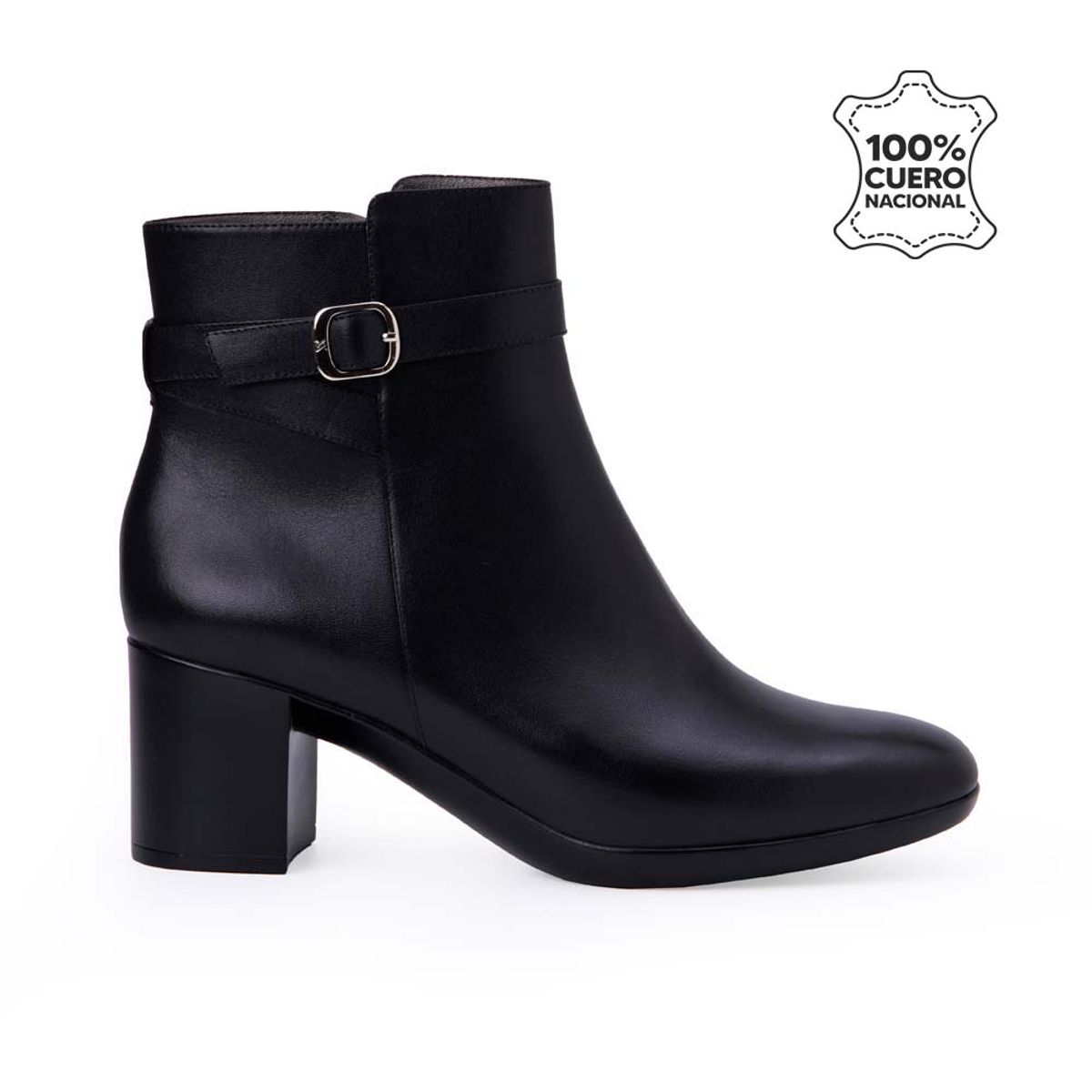 VIALE - Botín Jodhpur Casual DAYA-2512 Negro Viale Cuero