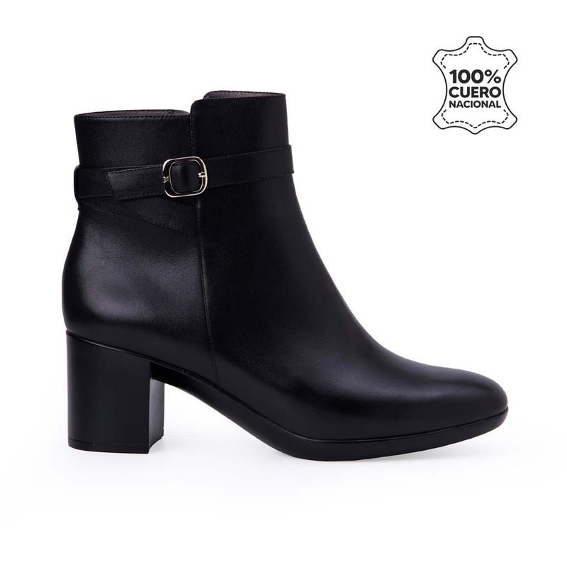 VIALE - Botín Jodhpur Casual DAYA-2512 Negro Viale Cuero