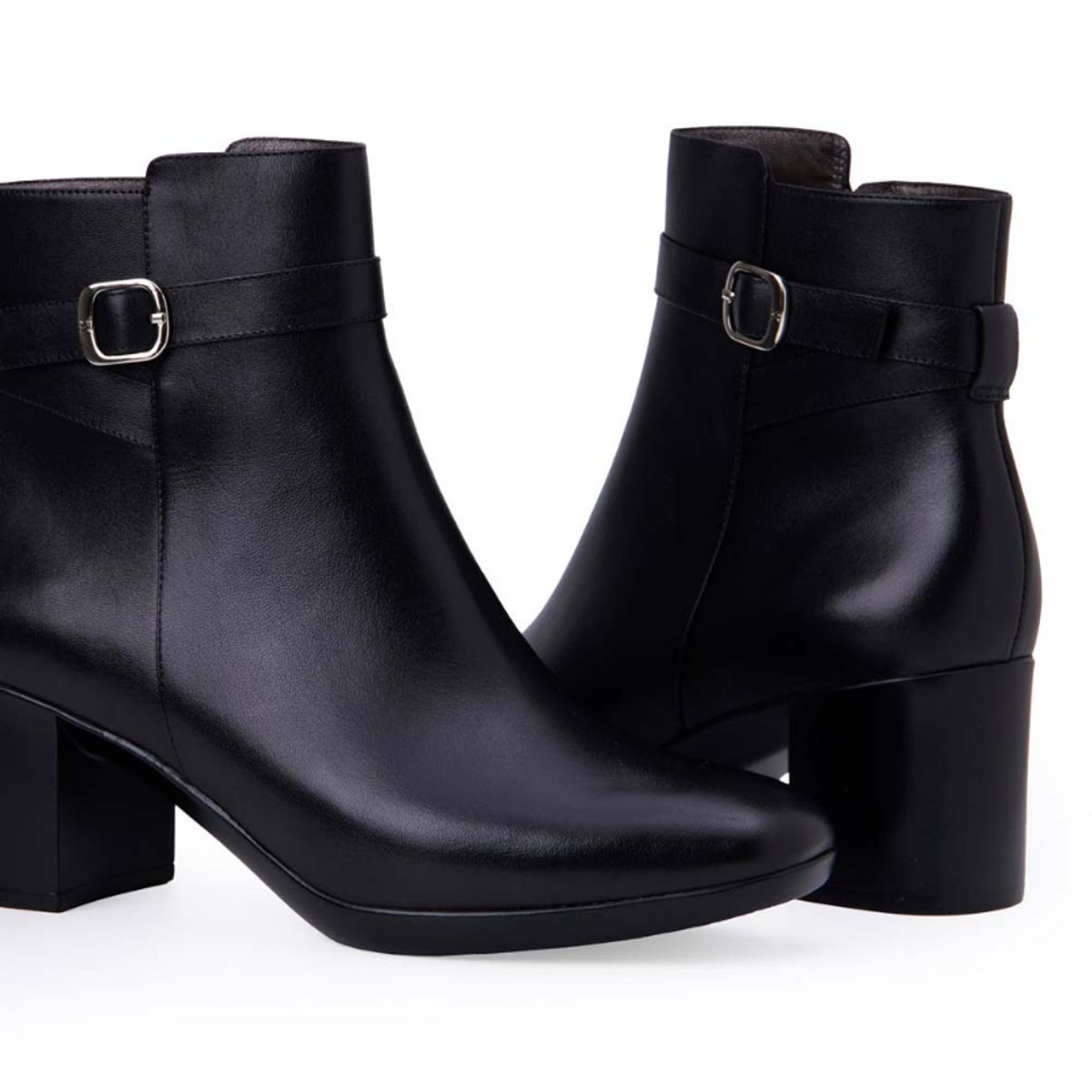 VIALE - Botín Jodhpur Casual DAYA-2512 Negro Viale Cuero