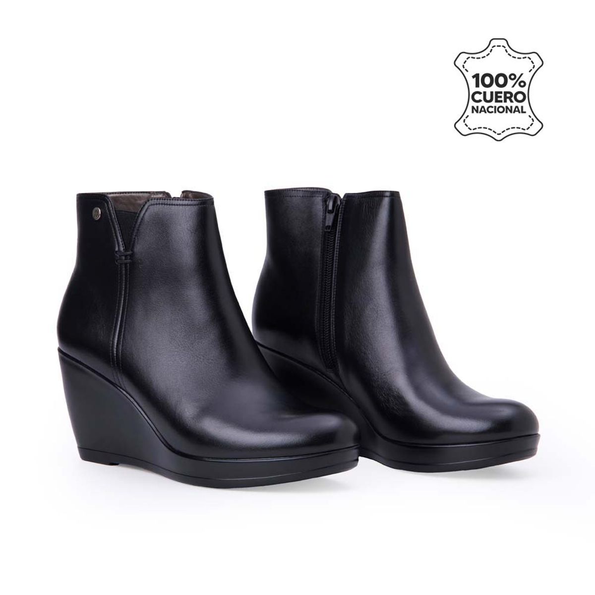 VIALE - Botín Jodhpur Casual DAYA-2514 Negro Viale Cuero