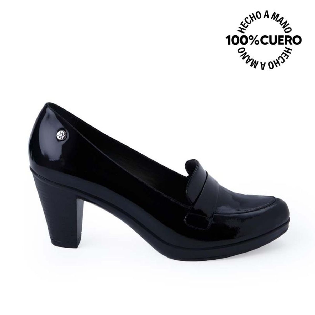 VIALE - Zapato Mocasín Vestir DAYA-2517 Negro Viale Cuero