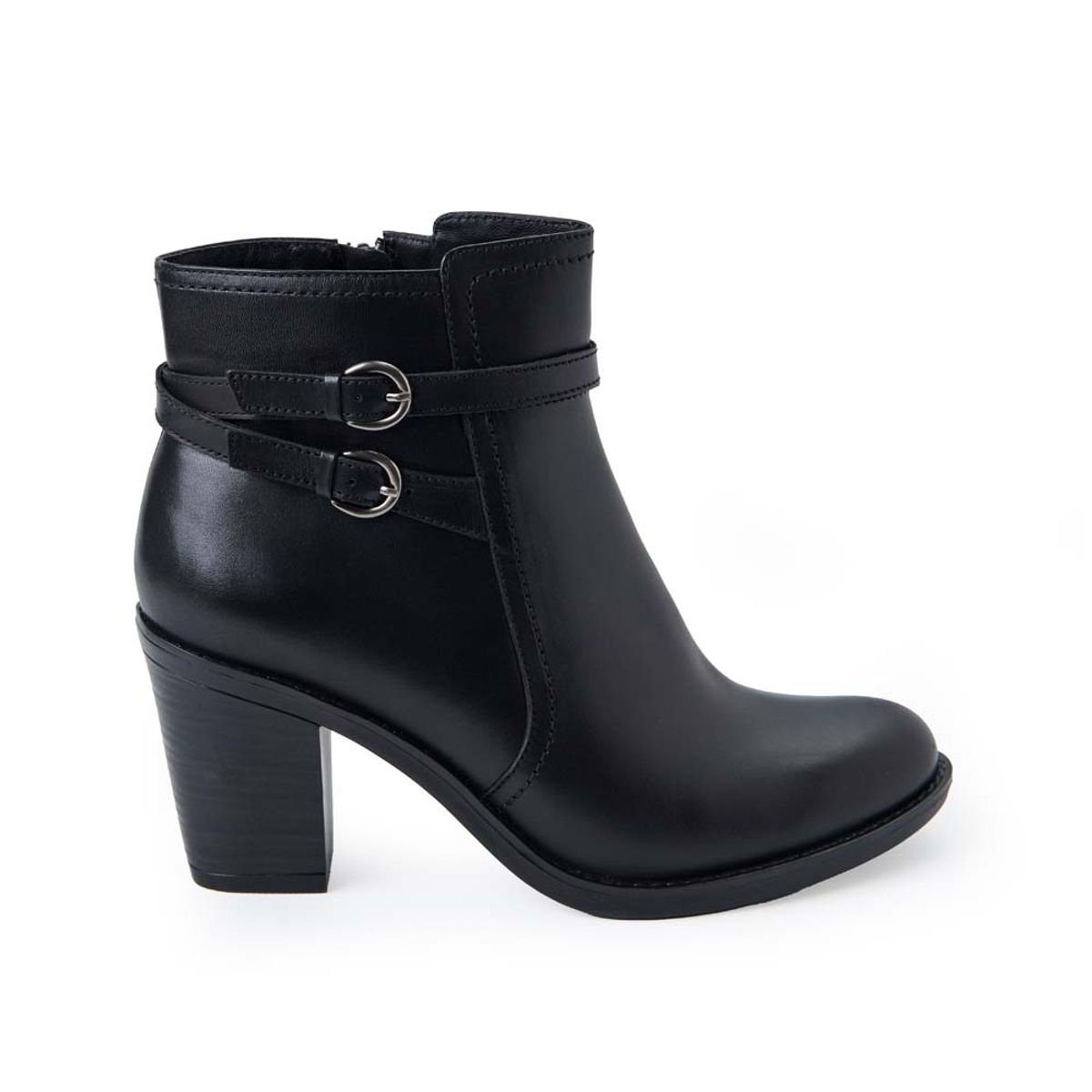 VIALE - Botín Jodhpur Casual FER-2501 Negro Viale Cuero
