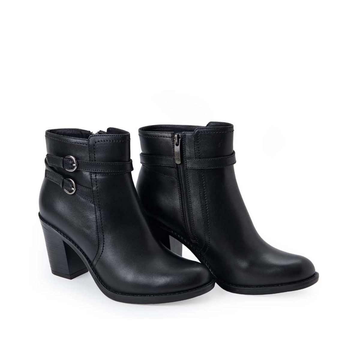 VIALE - Botín Jodhpur Casual FER-2501 Negro Viale Cuero