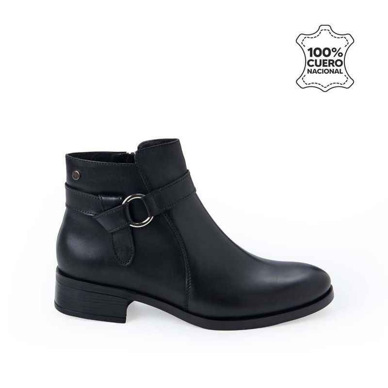 VIALE - Botín Jodhpur Casual FER-2537 Negro Viale Cuero