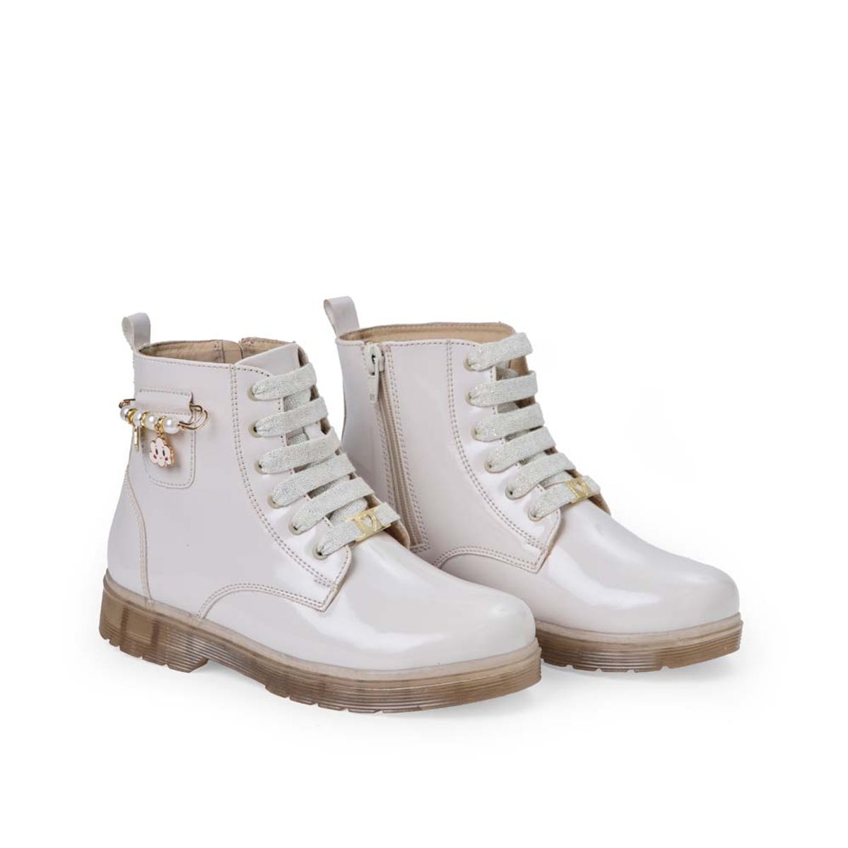 Piazza - Botín Derby Casual LIA-2532 Hueso Piazza Kids