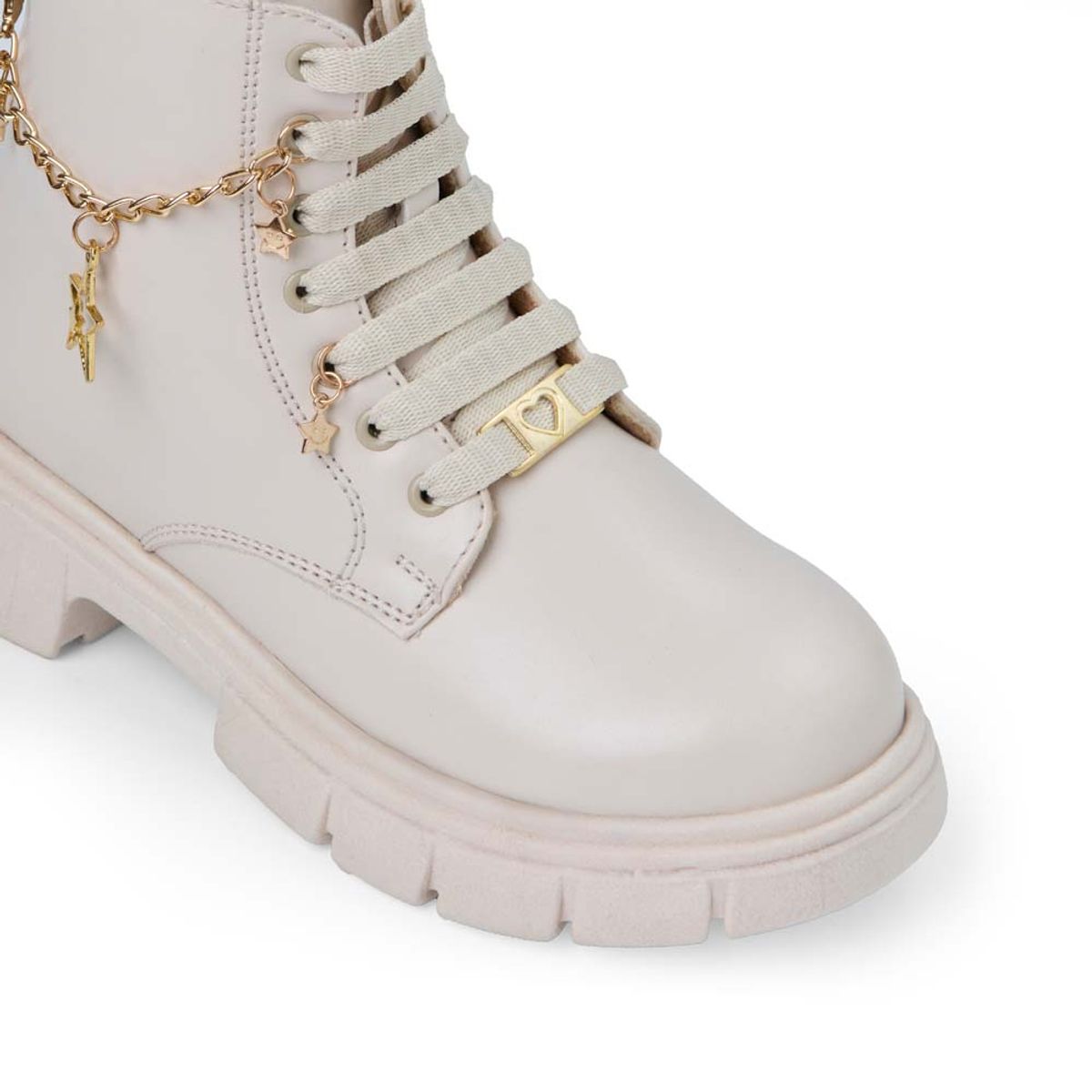 Piazza - Botín Derby Casual LIA-2535 Hueso Piazza Kids