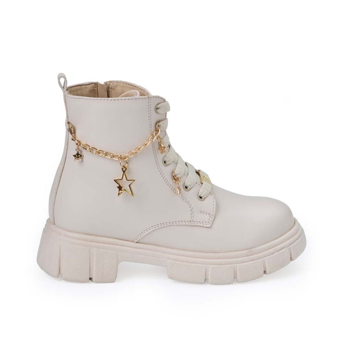 Piazza - Botín Derby Casual LIA-2535 Hueso Piazza Kids