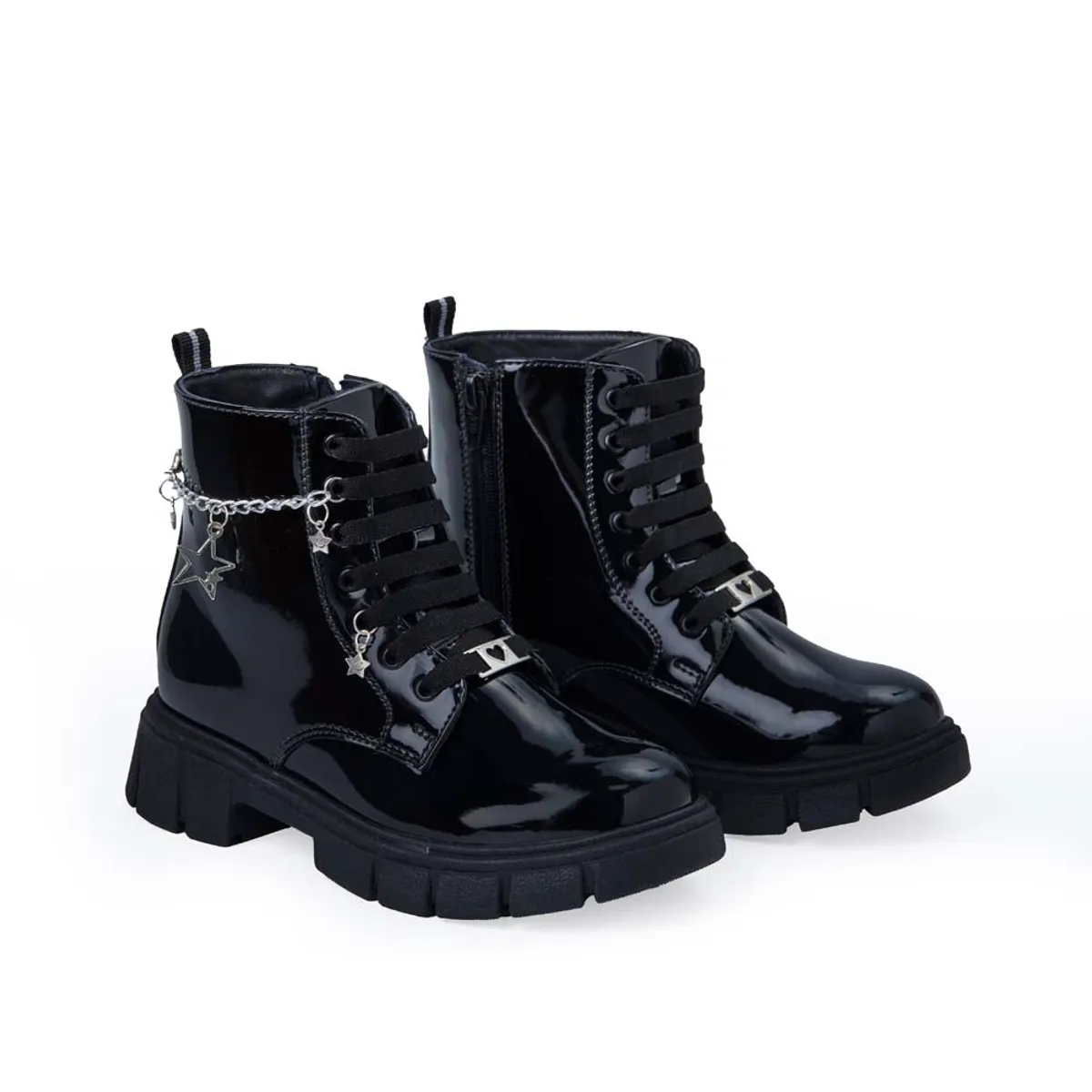 Piazza - Botín Derby Casual LIA-2535 Negro Piazza Kids