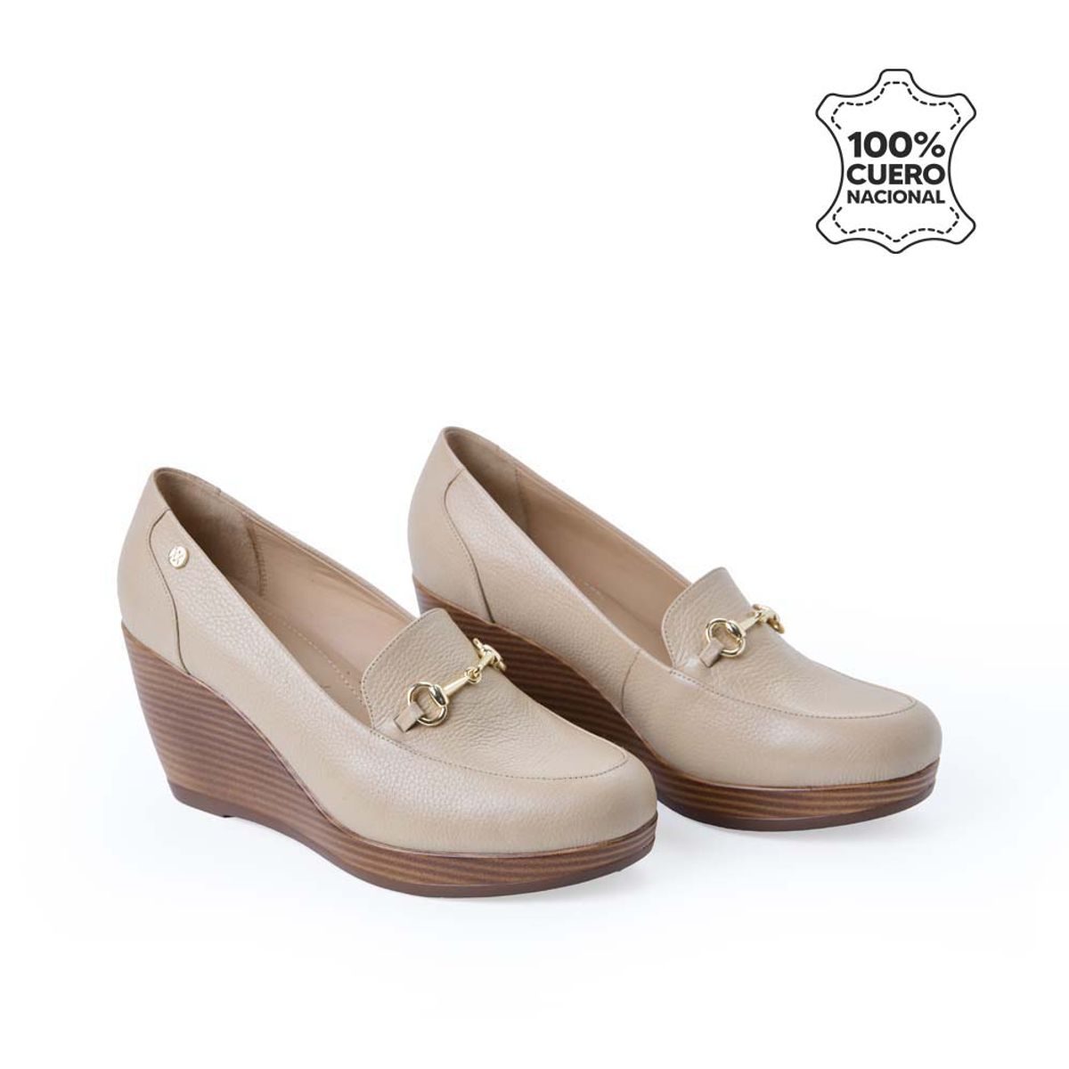 VIALE - Zapato Mocasín Casual LINDA-2520 Pele Viale Cuero