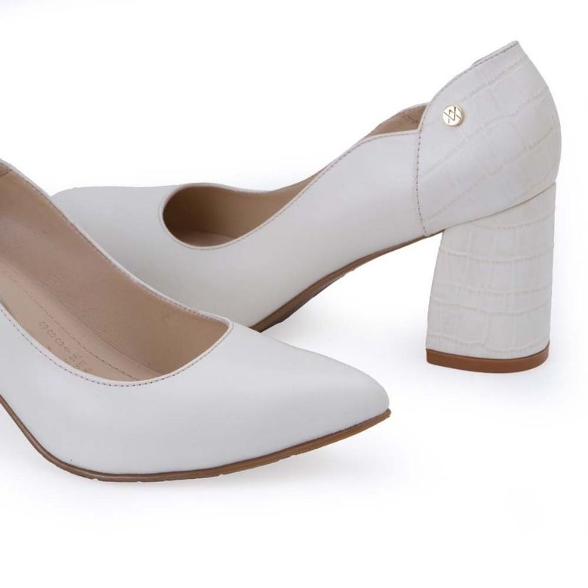 VIALE - Zapato Reina Vestir TATI-2520 Hueso Viale Cuero