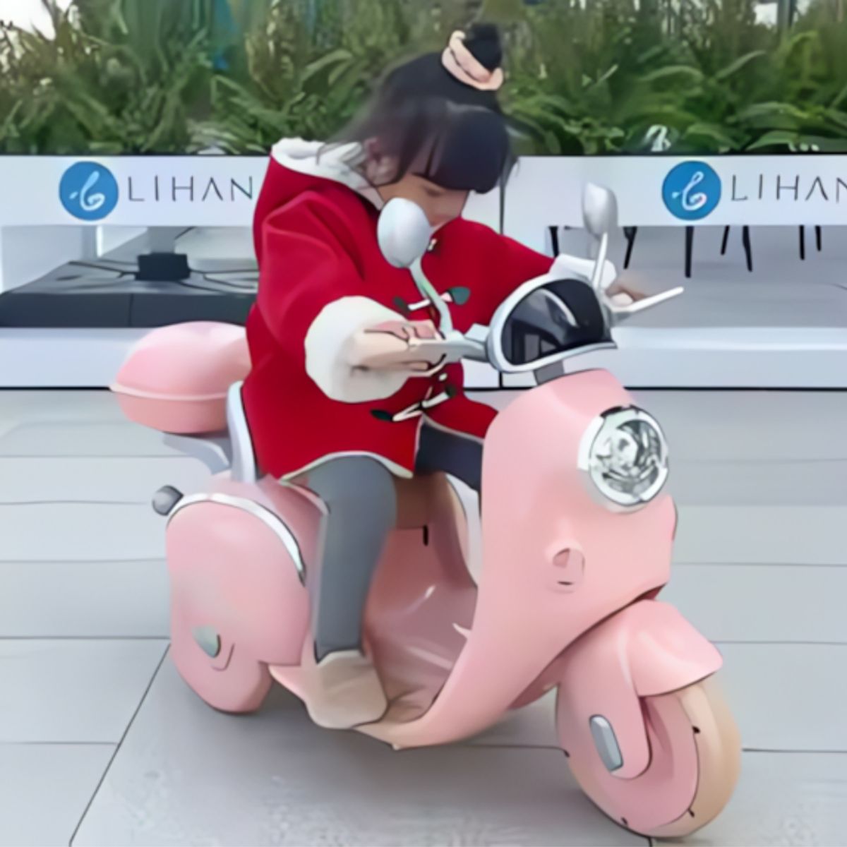 GENERICO - Trimoto para niños vintage Rosa