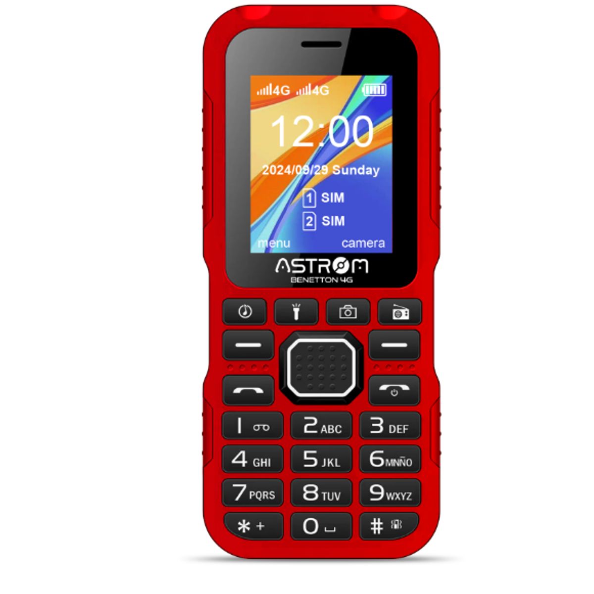 ASTROM - Celular 4G Dual Sim Pantalla 1. 77 " BENETTON AST1701H Rojo ASTROM