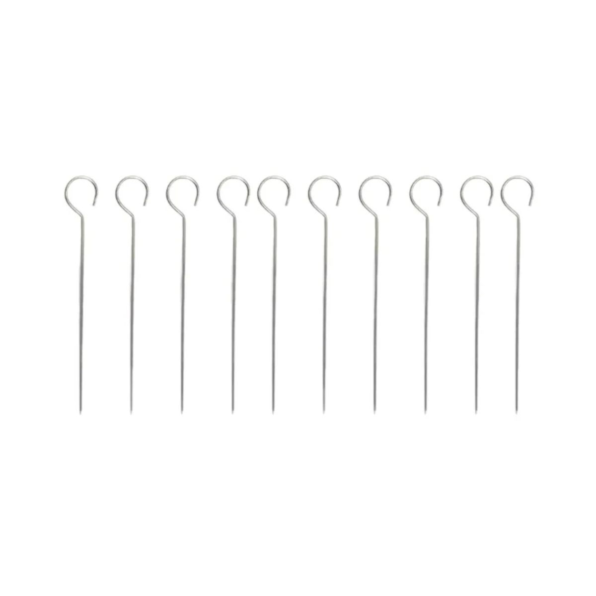 OEM - Brochetas para Parrilla de Acero Inoxidable  Pack x10