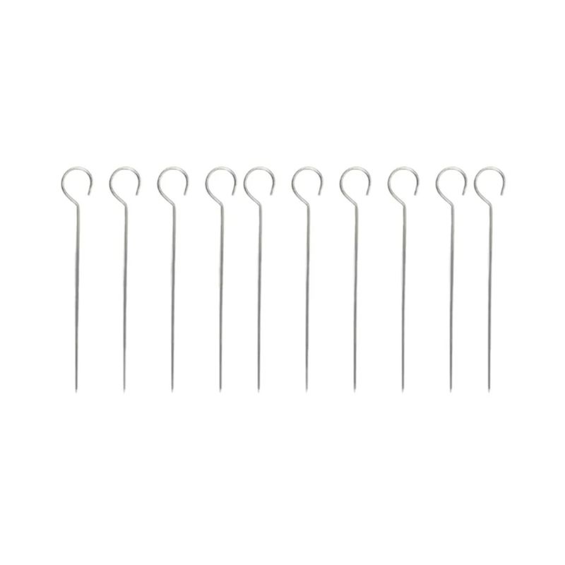 OEM - Brochetas para Parrilla de Acero Inoxidable  Pack x10
