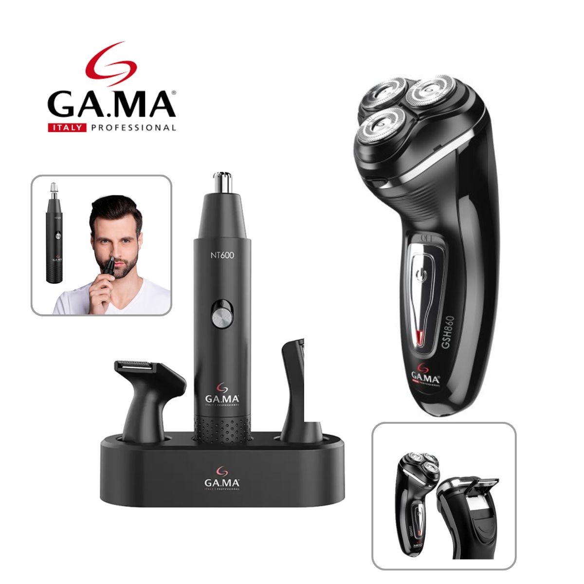 GAMA - Afeitadora Gama GSH Master 220V+ Trimmer Gama