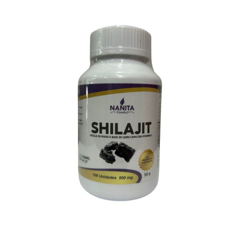 GENERICO - Shilajit en Cápsulas 500 mg x 100 u - Nanita