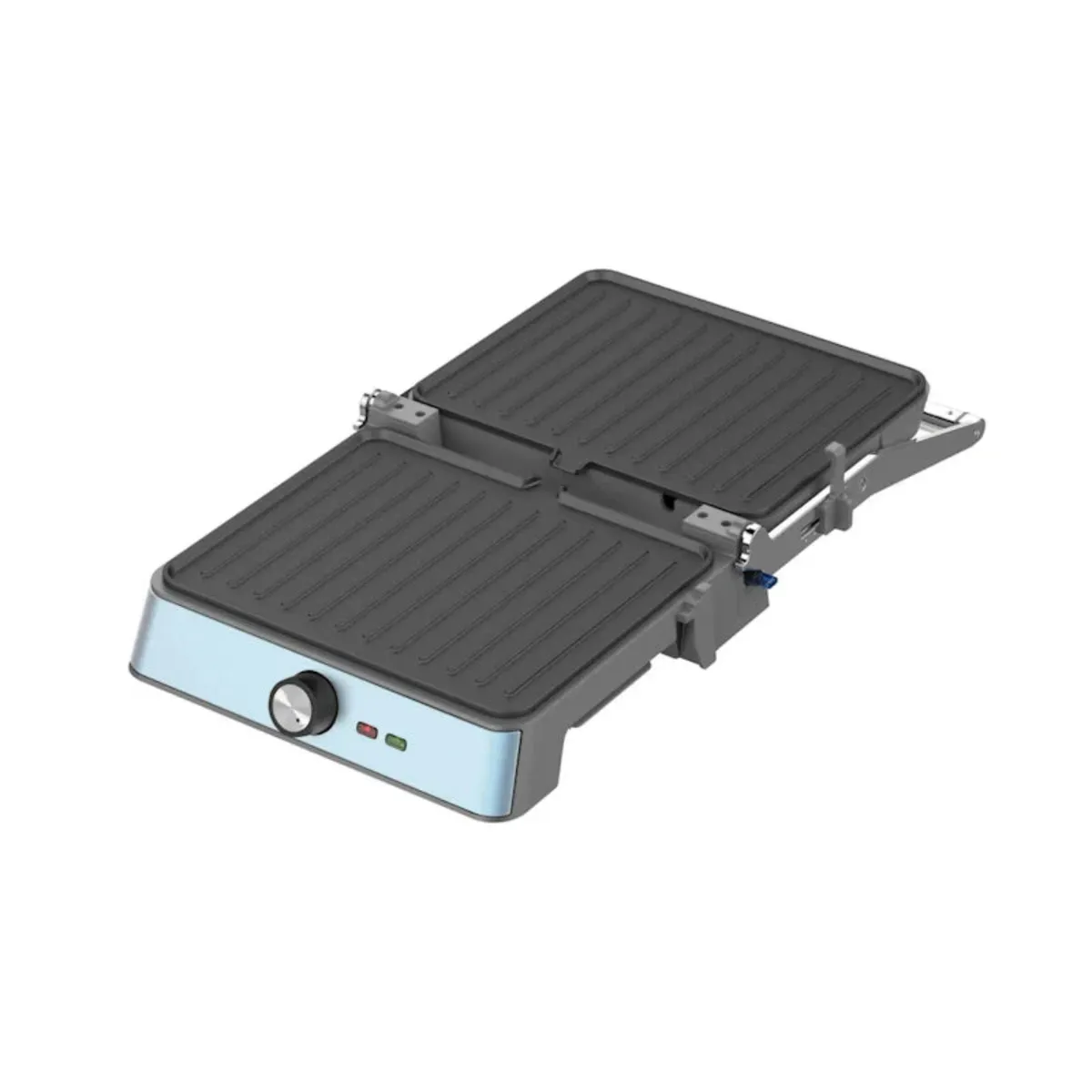 WESTINGHOUSE - Grill plancha eléctrico 2200W Retro WH celeste