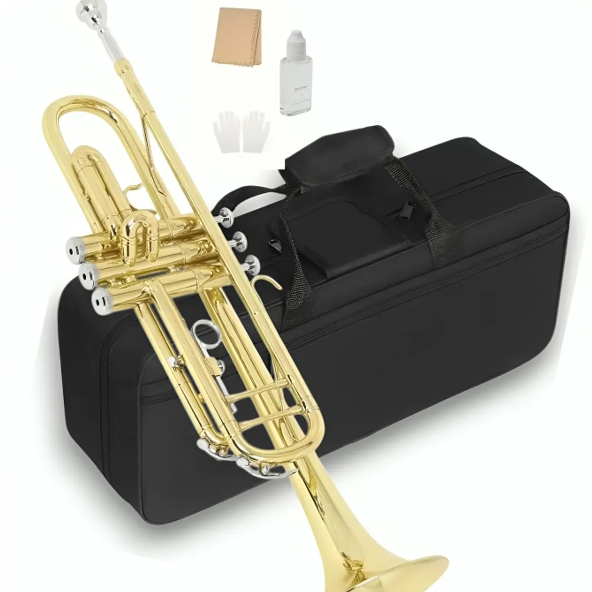 MILAN - TROMPETA MILAN DORADO TRICOLOR CALIDAD SUPERIOR