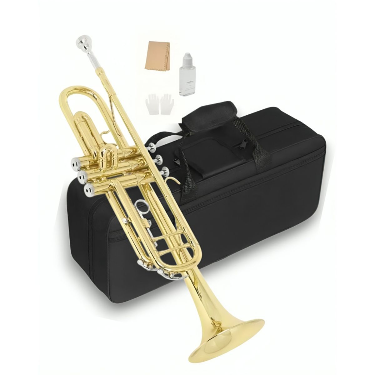 MILAN - TROMPETA MILAN DORADO TRICOLOR CALIDAD SUPERIOR