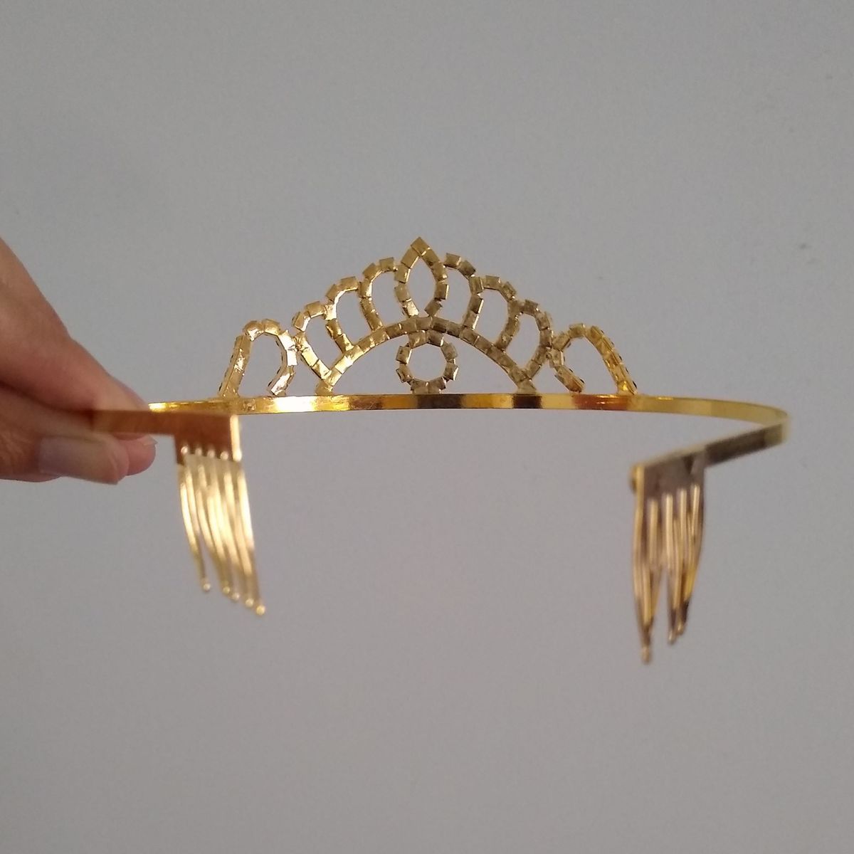 GENERICO - Corona tiara dorada cumpleaños princesa sol