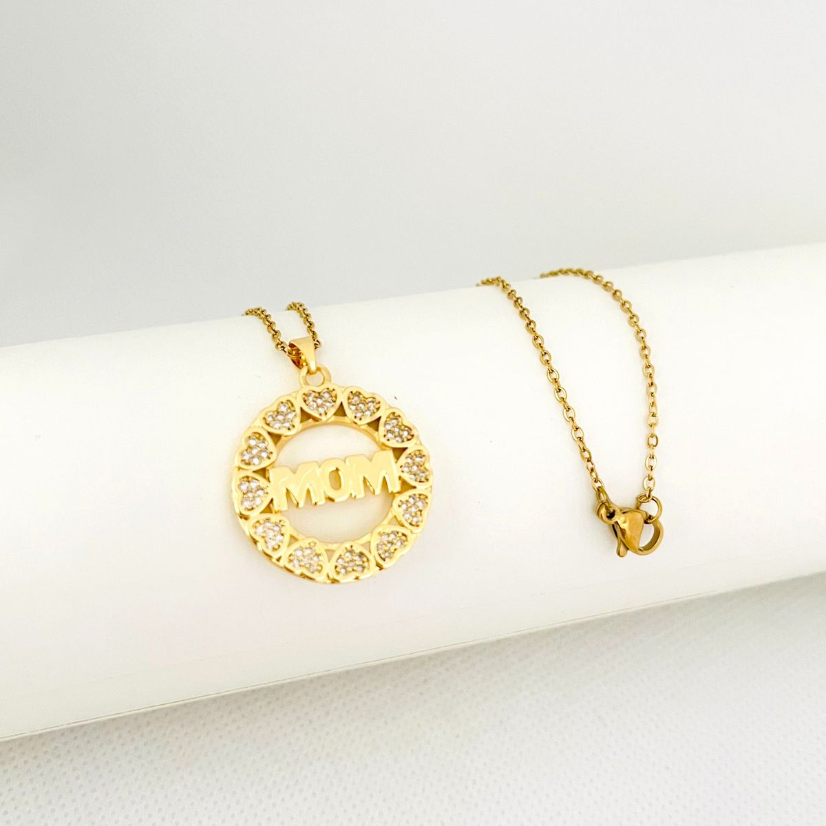 GENERICO - Collar acero dije mom