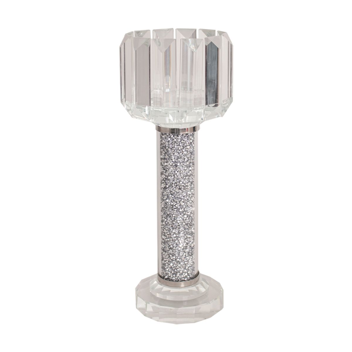 PANADECOR - Candelero Decorativo Panadecor Pequeño 27Cm De Cristal