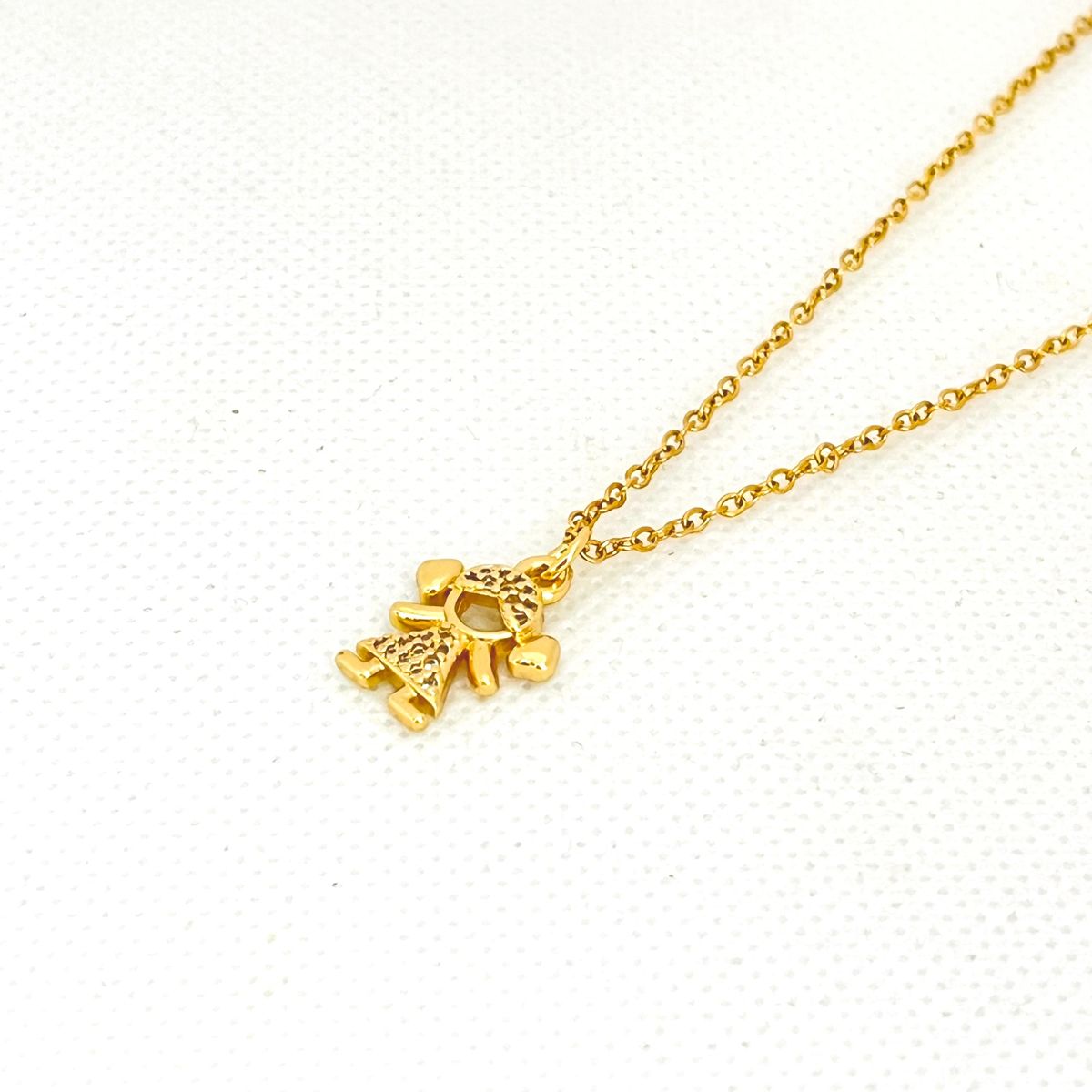 GENERICO - Collar acero dije niña