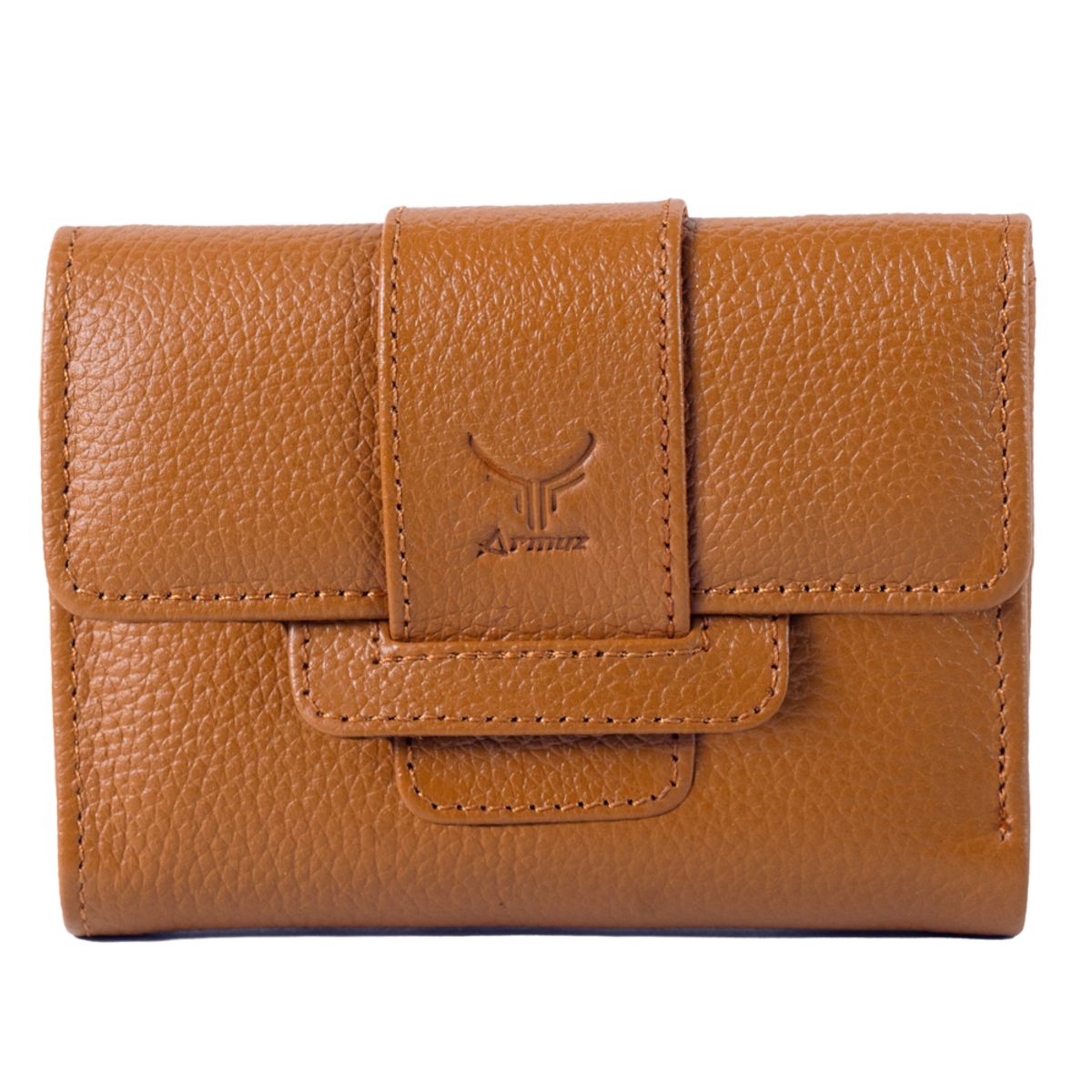 ARMUZ - Billetera + Llavero De Cuero Vacuno para dama ARW08