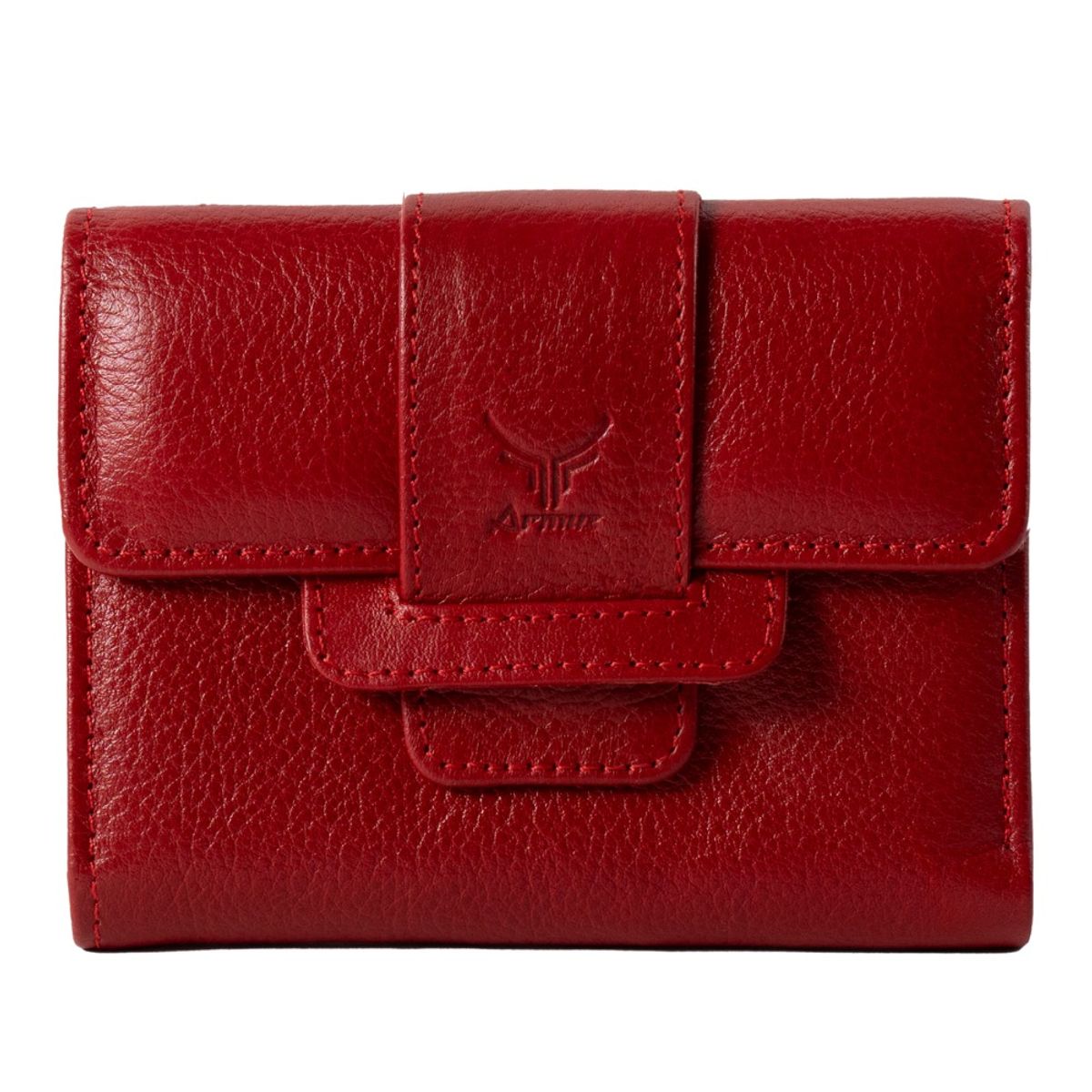 ARMUZ - Billetera + Llavero De Cuero Vacuno para dama ARW08