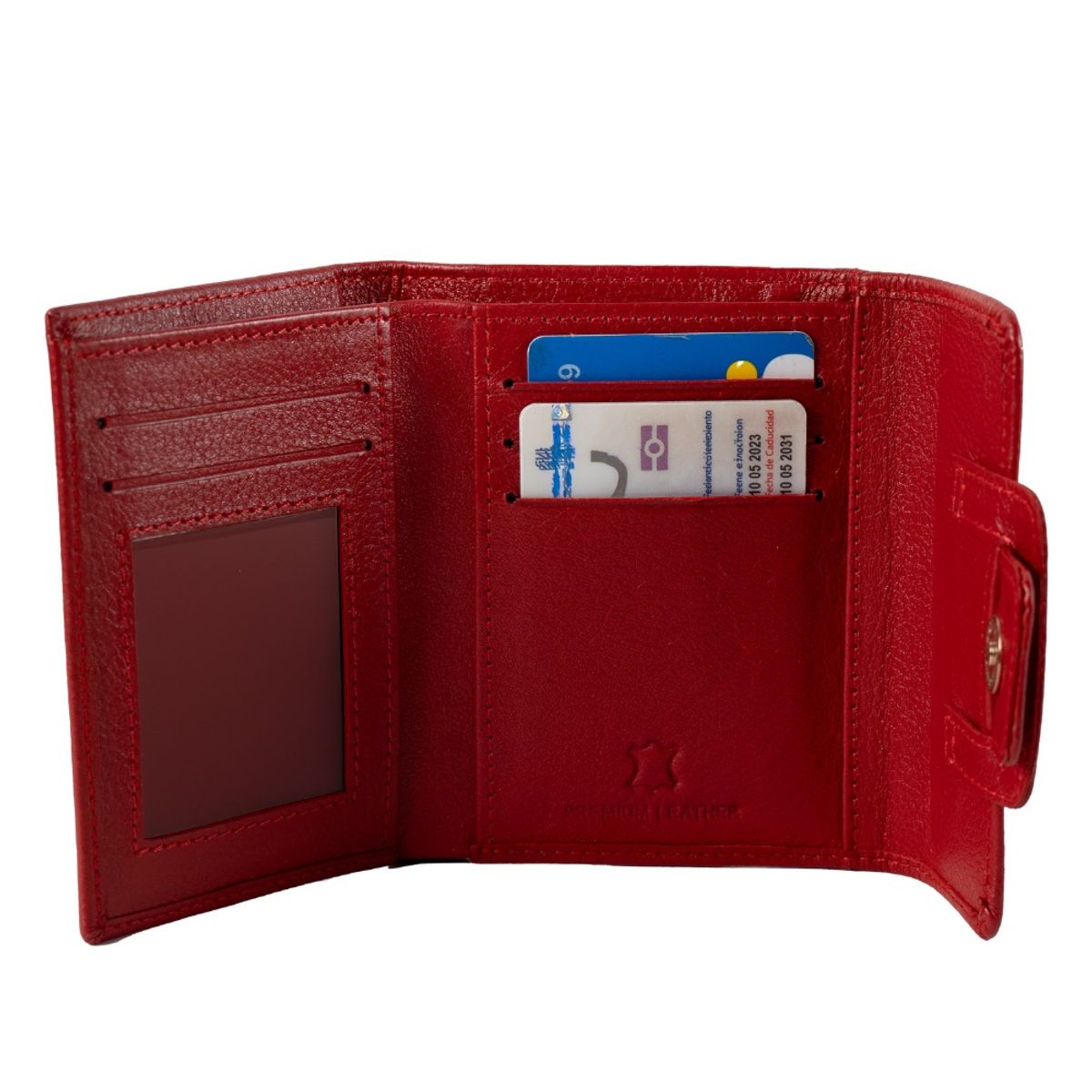 ARMUZ - Billetera + Llavero De Cuero Vacuno para dama ARW08