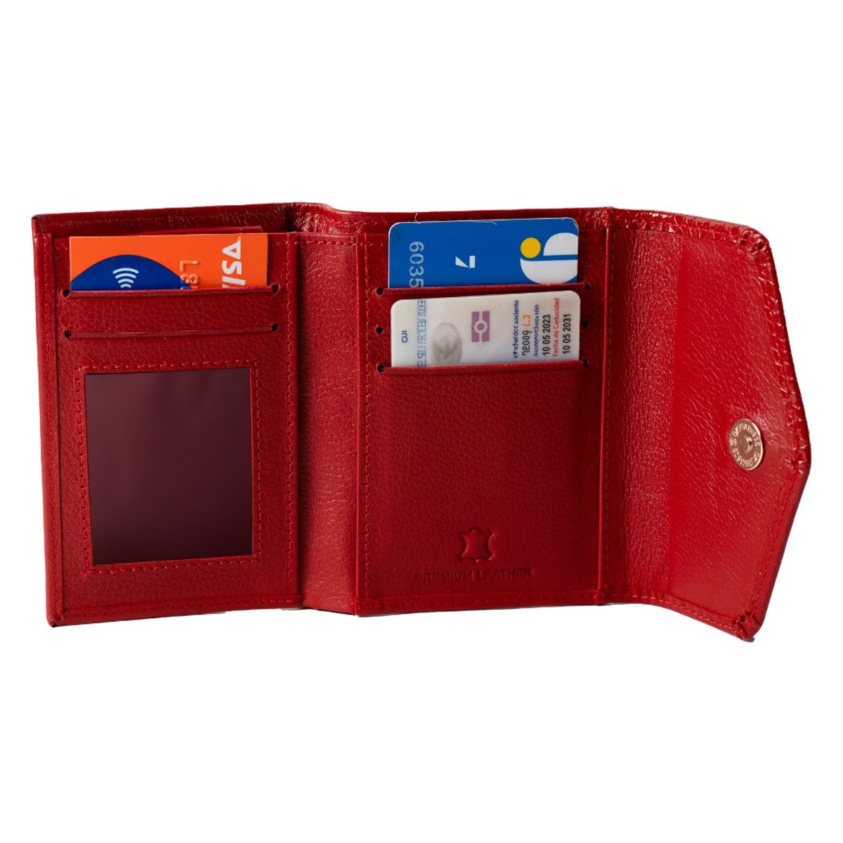 ARMUZ - Billetera de Cuero Vacuno para dama ARW09