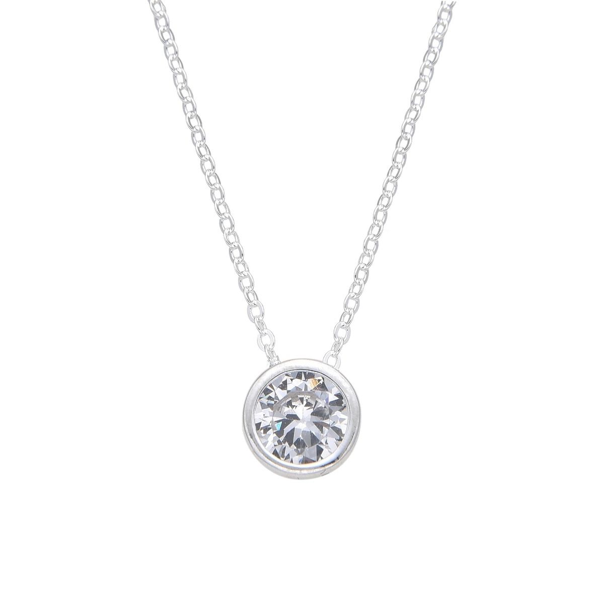 SANTORAL - Collar Punto de Luz 6mm - Plata