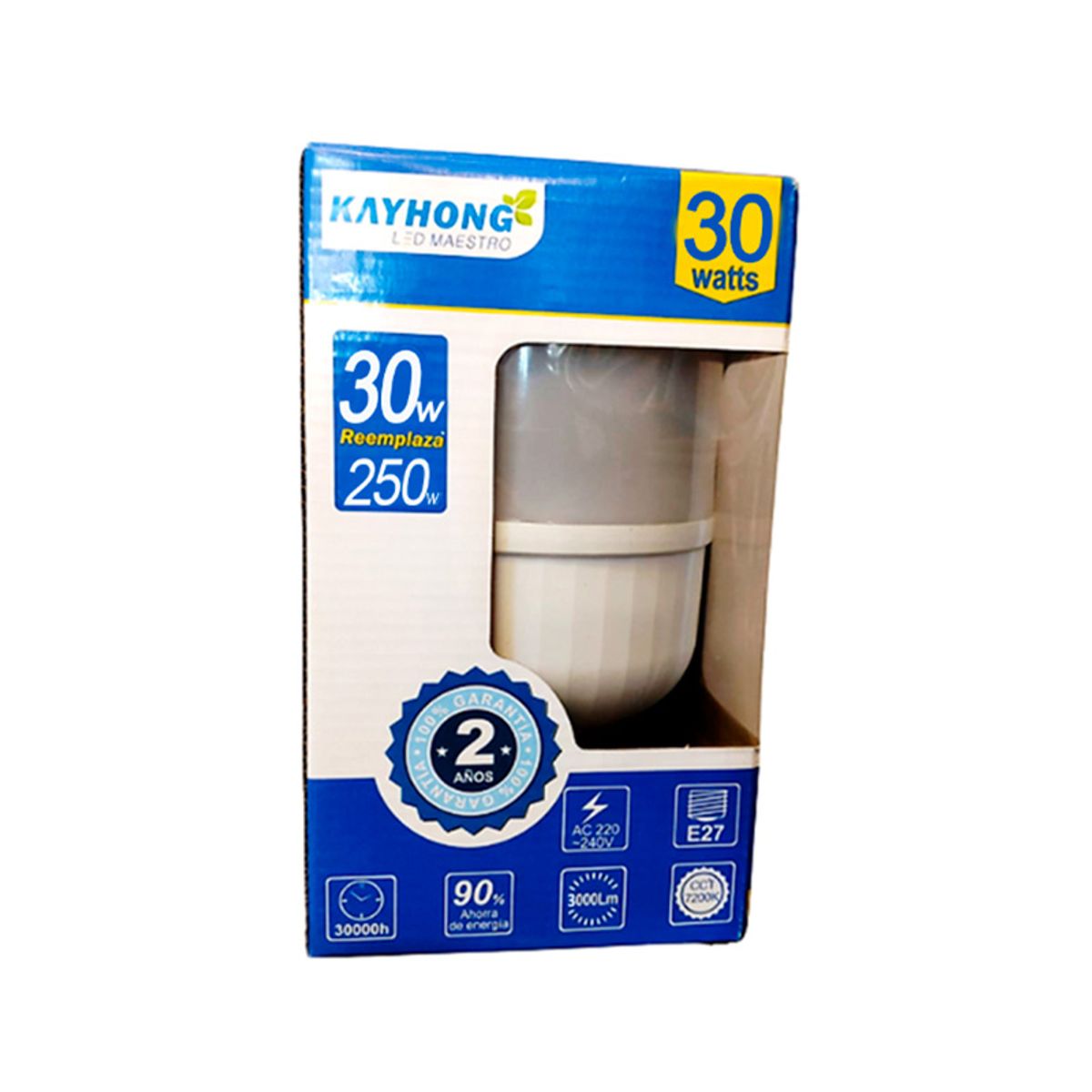 GENERICO - Foco Botella Led 30W Luz Blanca 3000Lm