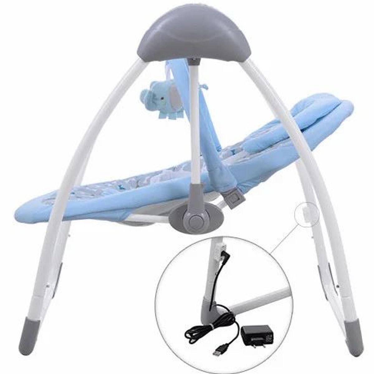 GENERICO - MECEDORA COLUMPIO BABY SWING ROSADO