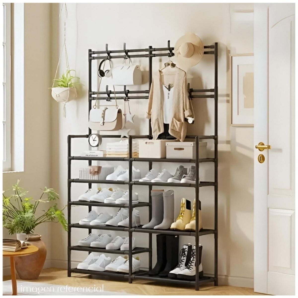 MINARI - Zapatera Perchero Colgador Ropa NG ZP10